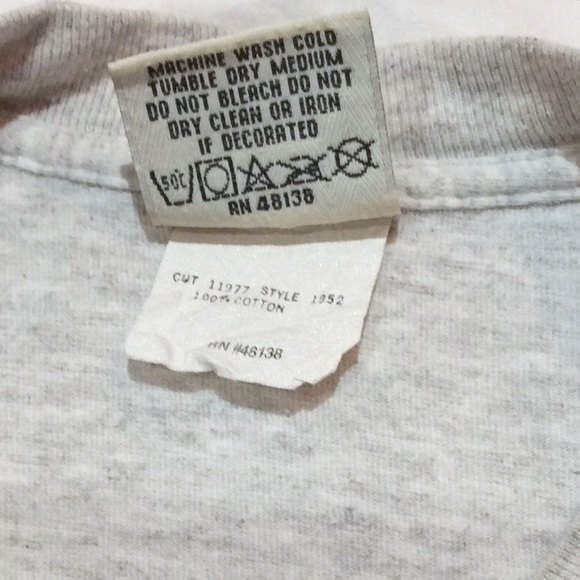 Vintage Chicago Bulls T-Shirt NBA Gray Made in USA Sz Lg Da Bulls Nutmeg Tee - Picture 5 of 6